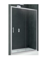 Novellini Drzwi prysznicowe 140x195cm srebrny