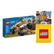 LEGO Przygody samochodem terenowym z napędem 4x4 (60387) +Torba +Katalog