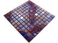 Sklenená mozaika fialová MIX WRZOS METALIK