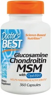Doctor's Best Glukosamín Chondroitín MSM + OptiMSM 360 kapsúl