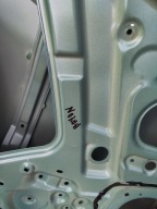 HYUNDAI BAYON 2021- door left rear. rear part left