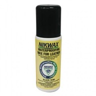 Vosk na pleť NIKWAX Waterproofing Wax for Leather 125ml s hubkou čierny