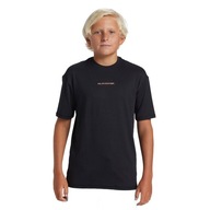 Detské plavecké tričko Quiksilver Everyday Surf Tee black/white XL