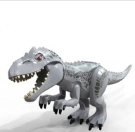 Duży składany dinozaur T-REX 28cm klocki Tyranozaur Rex D06 +naklejka lego