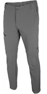 Męskie spodnie trekkingowe z odpinanymi nogawkami 4F SPMTR060 L20 szary XXL
