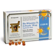 Pharma Nord Vitamín D3 D-pearls 1520 IU - 80 kaps