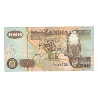 Banknot, Zambia, 500 Kwacha, 2001, KM:39c, AU(50-5