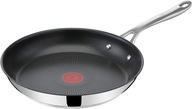 Tefal E3040444 Jamie Oliver Patelnia, Stal Szlachetna, W, L, Srebrny/Czarny