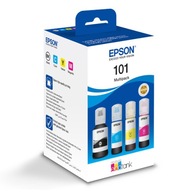 4x TUSZ EPSON 101 EcoTank ZESTAW