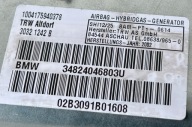 airbag door right front BMW 7 E65 34824046803U