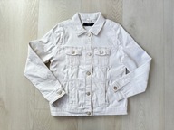 biała kurtka jeansowa Mango 11-12 152 stan idealny
