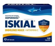 ISKIAL Immuno Max + Witamina C, 120 kapsułek