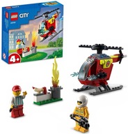 LEGO STRAŻ POŻARNA HELIKOPTER + 2 LUDZIKI 24H