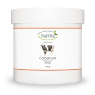 Colostrum Hovädzie kolostrum Odolnosť 60% IgG Prírodný prášok 250g NatVita