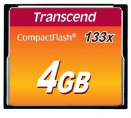 Pamäťová karta CompactFlash Transcend TS4GCF133 4 GB