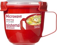 Hrnček Dóza Sistema Microwave 565 ml do mikrovlnky