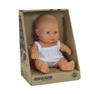 Miniland Bábika chlapec Európan 21cm baby BOX