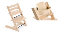 Krzesełko STOKKE TRIPP TRAPP Natural + Baby Set 6m+