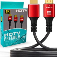 KABEL HDMI 2.1 ULTRA HDR 8K 60Hz 4K 120Hz VRR QMS ALLM QFT 5m 500cm