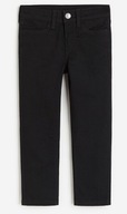 H&M SPODNIE Superstretch Slim Fit Jeans r.140 black