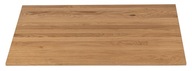 Blat Dębowy Lite Drewno Stół Ława 130 x 70 x 1,9 cm Dąb