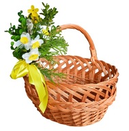 Proutěný KOŠÍČEK VELIKONOČNÍ KOŠ NA SVĚCENÍ