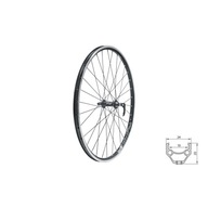 Koło 28" Kellys DRAFT V-brake R, 28/29, black tył