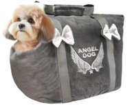 Futrzana torba transporter dla małego psa york maltańczyk maltipoo szpic