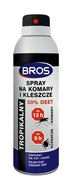 BROS spray na komary i kleszcze 50% DEET 180ml