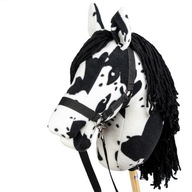 Hobby Horse Koń na kiju Skippi A3 Tarantowaty biało-czarny wodze i kantar