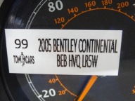 dials dials BENTLEY CONTINENTAL 3W5920840 UK