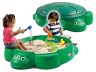 Little Tikes PIASKOWNICA SANDBOX Żółw Zielona Zamykana + POKRYWA TURTLE