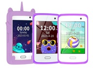 Bemi TOK telefon dla dzieci GSM/8GB/19 gier/2 aparaty/audio/budzik fiolet