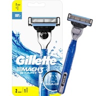 GILLETTE MACH3 MASZYNKA AQUA GRIP RĄCZKA+2 NOŻYKI