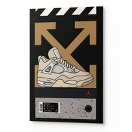 Obraz plátno na stenu obývacia izba TOPÁNKY NIKE AIR JORDAN 4 MOD00033 30x40