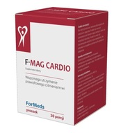 F-MAG CARDIO - Horčík, Draslík, B6 30 porcií ForMeds