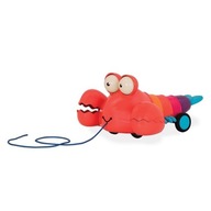 jazdiaci Homar krab hračka na ťahanie na šnúrke za šnúrku b.toys