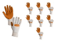 8x Pracovné rukavice BLANCHE CXS Brusnicové
