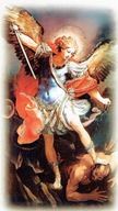 Obrázok s trblietkami sv. Michala