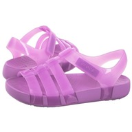 Buty Sandałki dla Dzieci Crocs Isabella Jelly Sandal Bubble Fioletowe