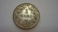 Moneta 1 marka 1875 F stan 2