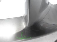 PORSCHE 911 992 TURBO S 20- SPOILER accessories W bumper front GT SILBER