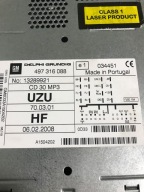 RADIO CD OPEL CORSA D 13289921