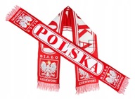 SZALIK KIBICA *POLSKA* TKANY 148x20 CM REPREZENTACJA POLSKI, EURO 2024