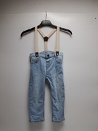 WAIKIKI jeansowe spodnie na szelkach 3/4L