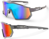 Okulary Rowerowe ACCENT SHOT Szare S2 + S3 + ETUI