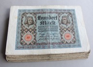 Niemcy - BANKNOTY - 100 Marek 1920 - zestaw 50 sztuk banknotów - PACZKA - B