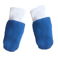 Niedrapki łapki 50-56-62 bezuciskowe rękawiczki dla noworodka niebieskie