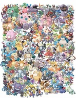 Pokémon GO Všetky Pokémoni - plagát 90x60 cm '1