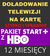 DOŁADOWANIE TNK PAKIET START+ z HBO 12 MIESIĘCY